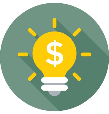 İş fikri vektör simgesi