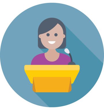 Kamu hoparlör vektör simgesi