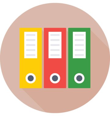 dosya dizinleri vektör simgesi