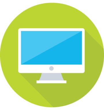 Düz vektör simgesini izle