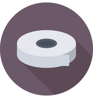 Teyp düz vektör simgesi