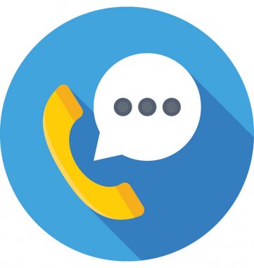 telefon alıcısı vektör simgesi