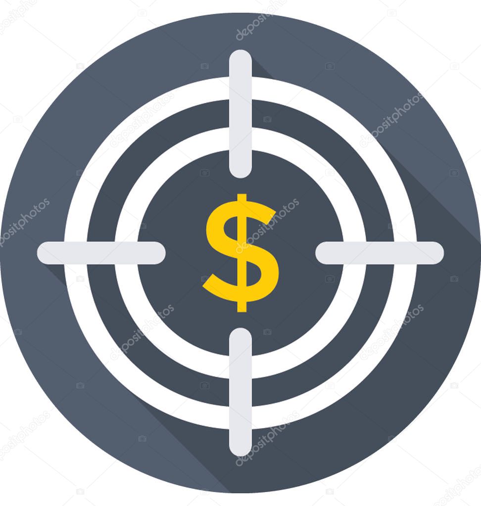 Business Target Vector Icon