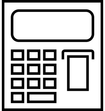 Nakit para çekme vektör simgesi