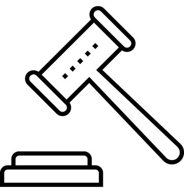 Açık Eksiltme Satırı vektör simgesi