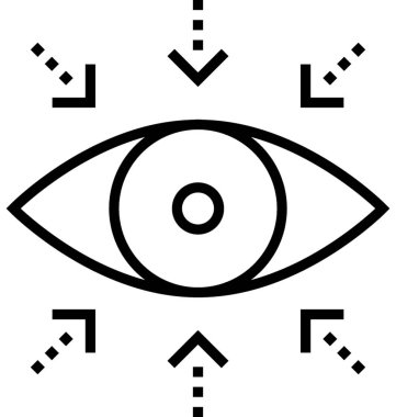 İş görünüm vektör simgesi 