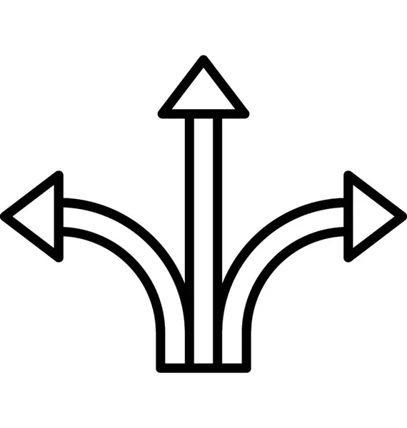 Проезд Line Vector Icon — стоковый вектор