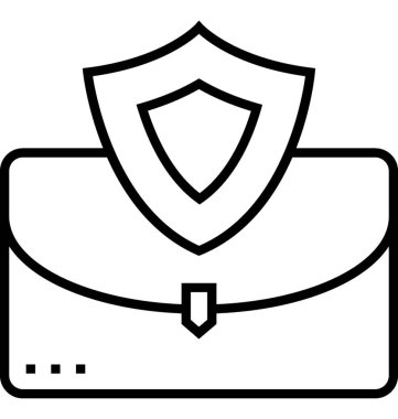 Kalkan satırı vektör simgesi 