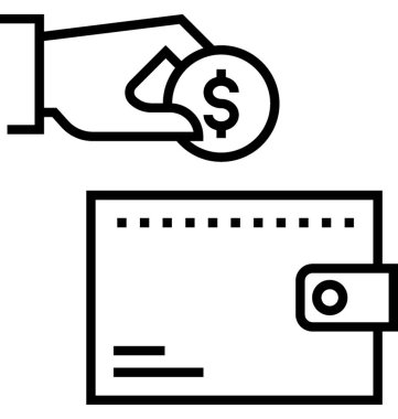 Satırı vektör simgesi kaydetme 