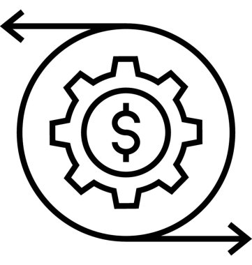 Yatırım planı vektör simgesi