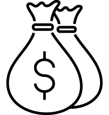 para çuval vektör simgesi