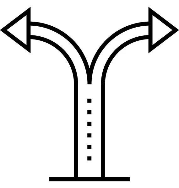 Richtung Post Vektor Symbol — Stockvektor