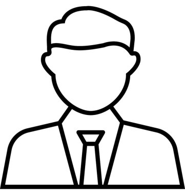 iş adamı vektör simgesi