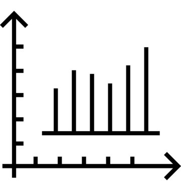 bar çizelgesi vektör simgesi