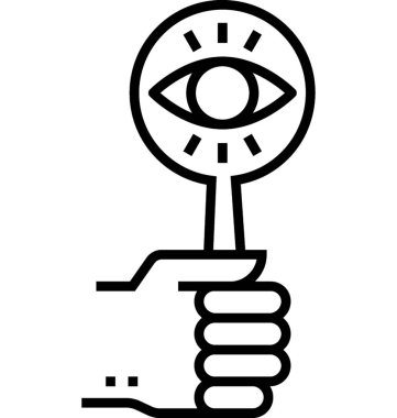 İş görünüm vektör simgesi 