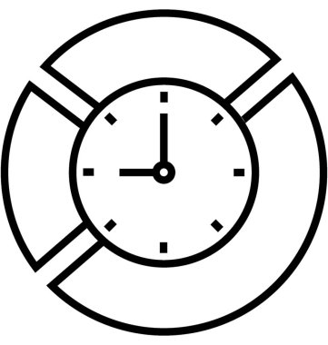 pasta grafiği vektör simgesi