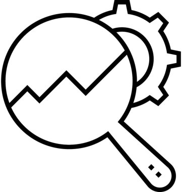 Ayarları satırı vektör simgesi