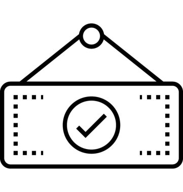 Yönetim Kurulu vektör simge asılı