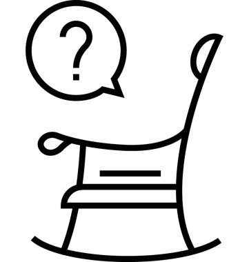 Boş satırı vektör simgesi