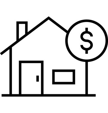 Banka oluşturma vektör simgesi