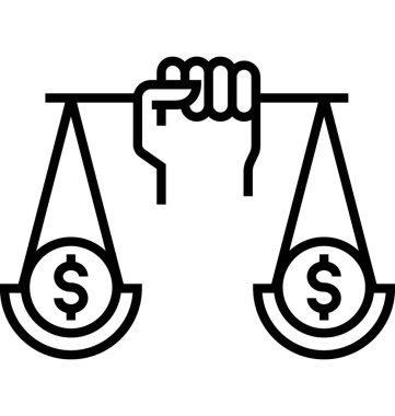 Ticaret satırı vektör simgesi