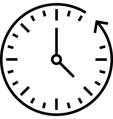 Son Tarih satırı vektör simgesi