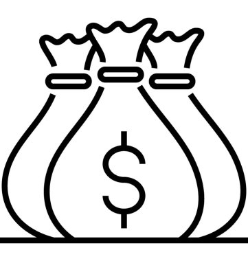 para çuval vektör simgesi