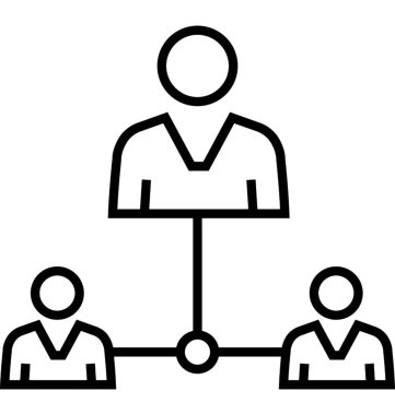 Lider satırı vektör simgesi