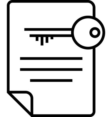 Şifreleme satırı vektör simgesi