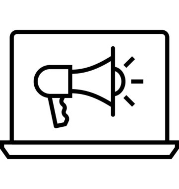 Dijital kampanya vektör simgesi 