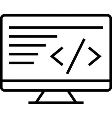 Vektör simge kodlama web