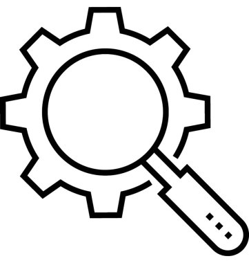 Arama motoru optimizasyon vektörü simgesi 