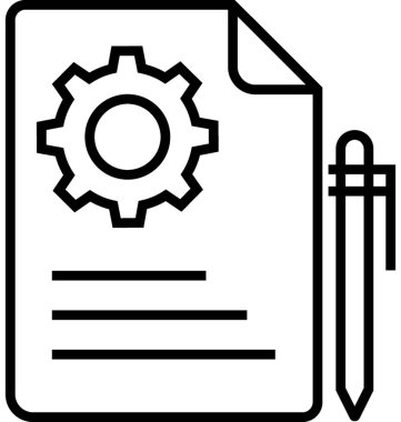 İçerik yönetimi vektör simgesi