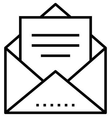 e-posta pazarlama vektör simgesi