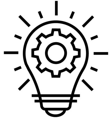 Nesil fikir vektör simgesi