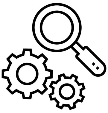 Etkin arama vektör simgesi