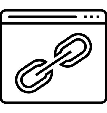 En iyi duruma getirme vektör simgesi Web bağlantıları