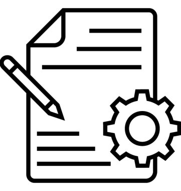 Blog yönetimi vektör simgesi