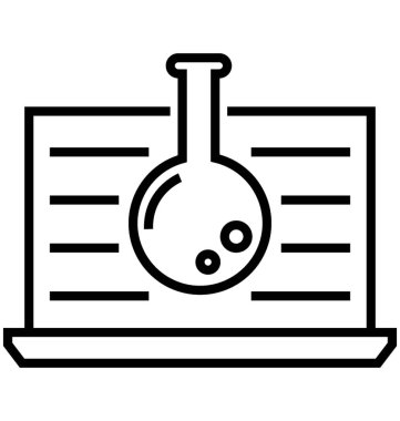 Pazar araştırması vektör simgesi