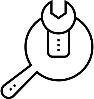 Arama motoru optimizasyon vektörü simgesi