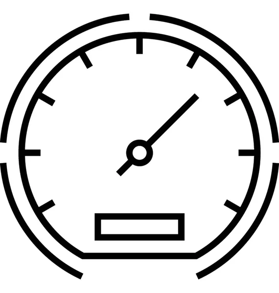 Dashboard Speed Vector Icon — Stock Vector