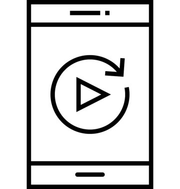 Telefon vektör simgesine test