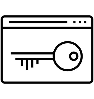 Anahtar kelime araştırma vektör simgesi