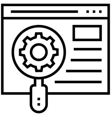 Kullanılabilirlik denetim vektör simgesi