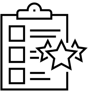 Proje özellikleri vektör simgesi