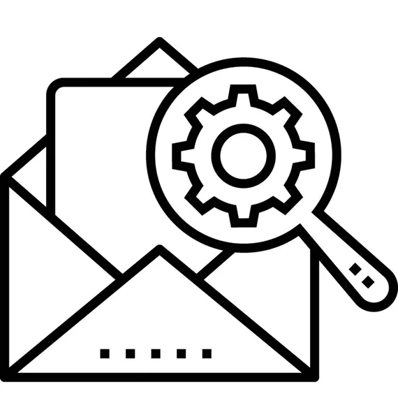 Icône Vectorielle Optimisation Email — Image vectorielle