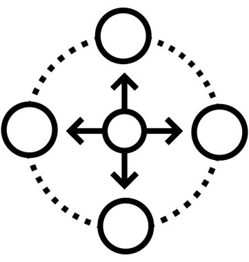 Prototip satırı vektör simgesi