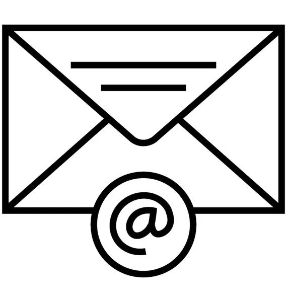 Mail Vector Ícone —  Vetores de Stock