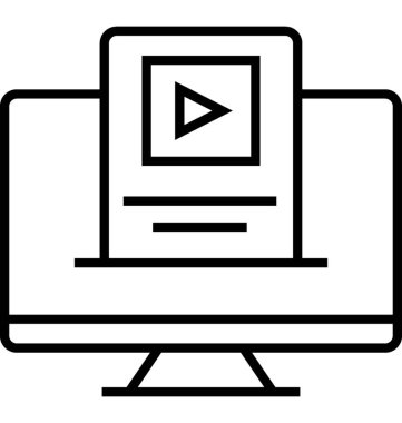 Eğitim kursları vektör simgesi