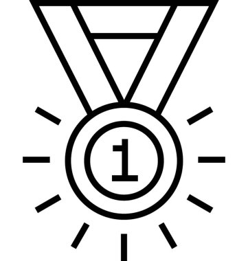 Rekabetçi çözüm vektör simgesi